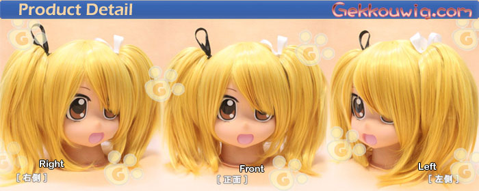 Vocaloid 2 Roshin Yuukai - Meltdown Kagamine Rin Cosplay Wig