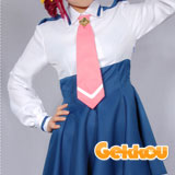 Pretty Cure Cosplay Costume Smile PreCure Miyuki Hoshizora Uniform