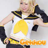 Vocaloid Cosplay Kagamine Rin Costume