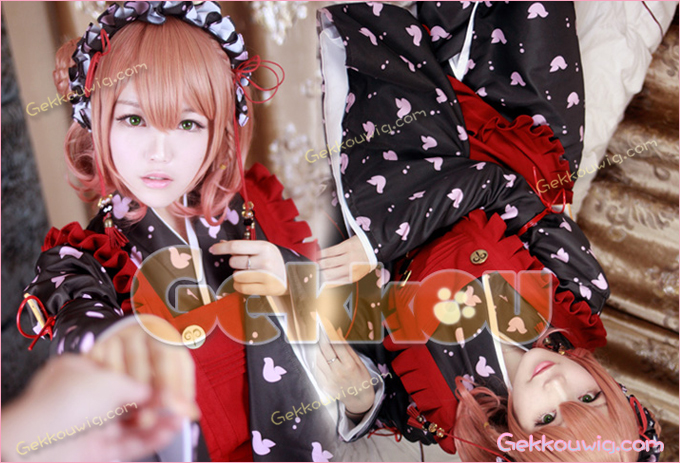 Amnesia Shin Cosplay Costume Cafe Kimono