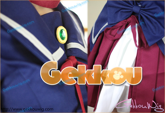 K Anime Neko Cosplay Ashinaka High School Girl Uniform