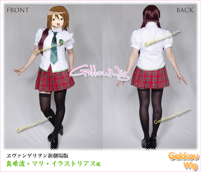 Neon Genesis Evangelion Cosplay Mari Illustrious Makinami Costume