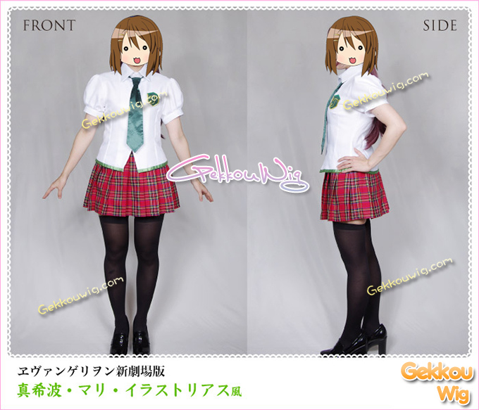 Neon Genesis Evangelion Cosplay Mari Illustrious Makinami Costume