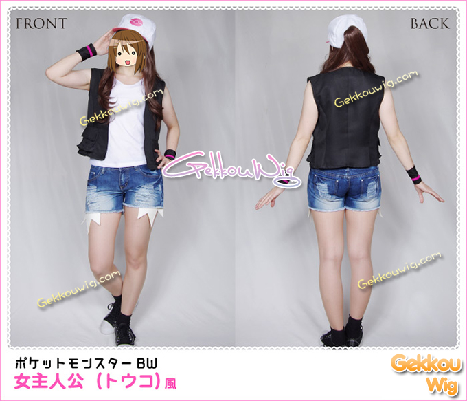 Pokemon Pocket Monsters Cosplay Pokemon Black and White Touko Costume