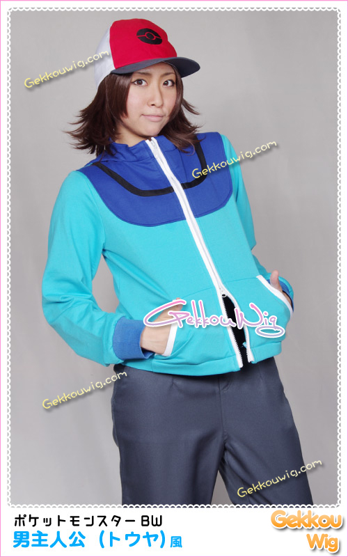 Pokemon Pocket Monsters Cosplay Pokemon Black and White Touya Costume