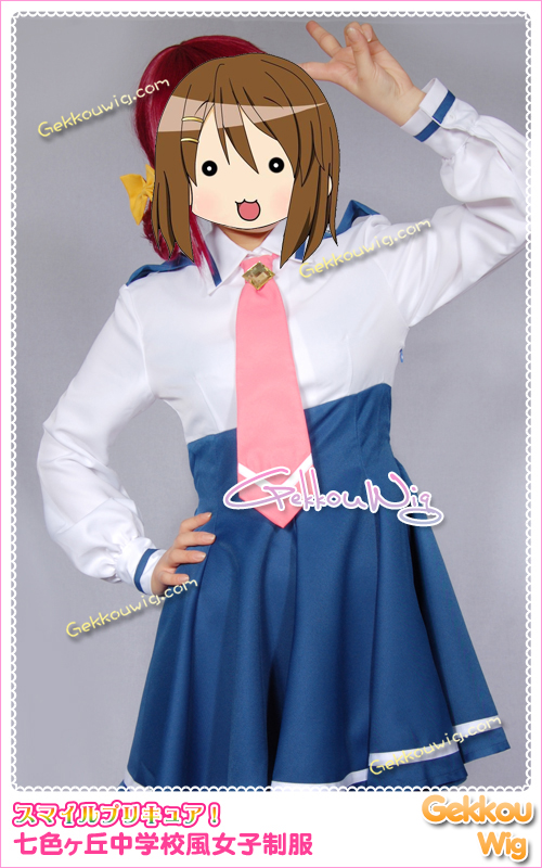 Pretty Cure Cosplay Smile PreCure Miyuki Hoshizora Uniform Costume