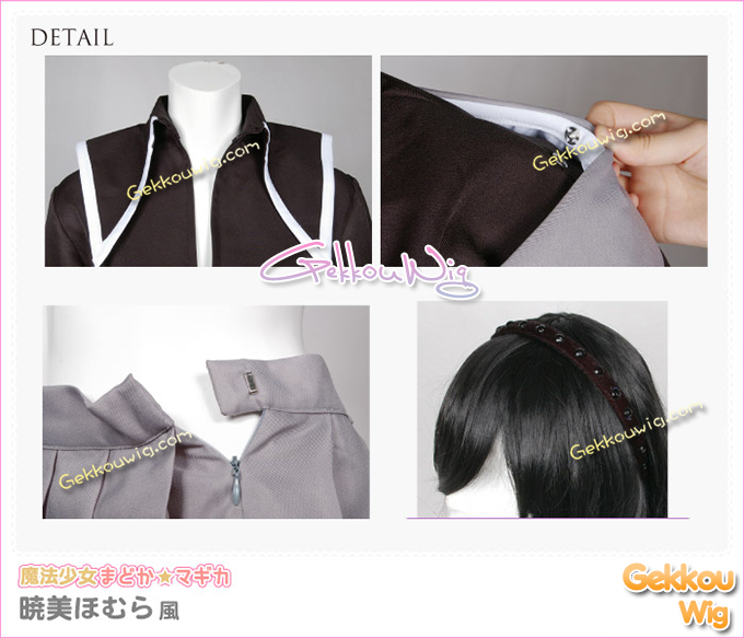 Puella Magi Madoka Magica Cosplay Homura Akemi Costume