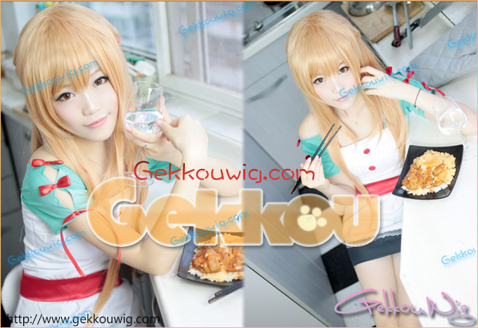 Sword Art Online Asuna Yuuki Cosplay Costume Housecoat