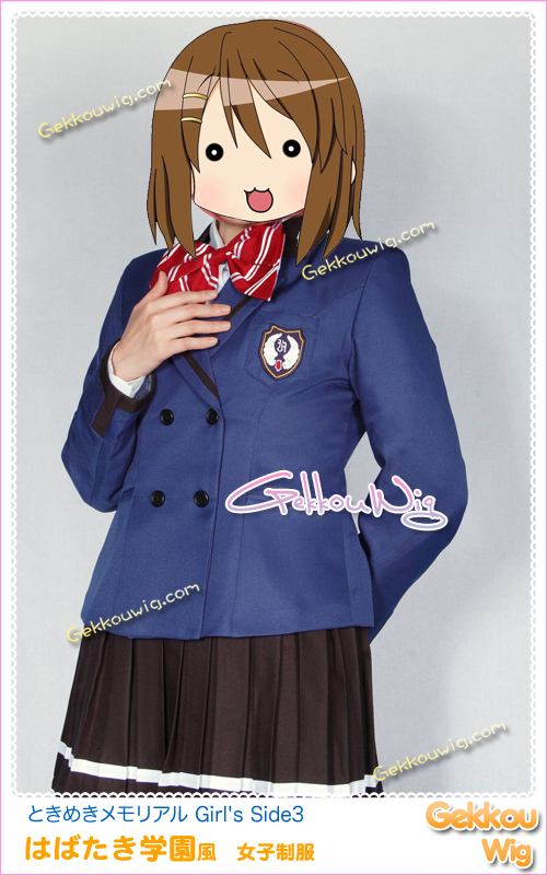 Tokimeki Memorial Cosplay Girl's Side 3 Habataki High School Shiho Arisawa Costume Girl Uniform Costume