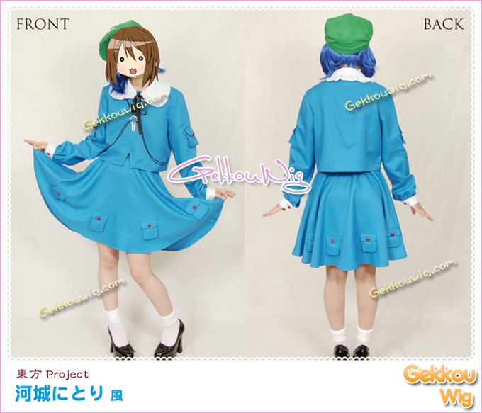 Touhou Project Cosplay Nitori Kawashiro Costume