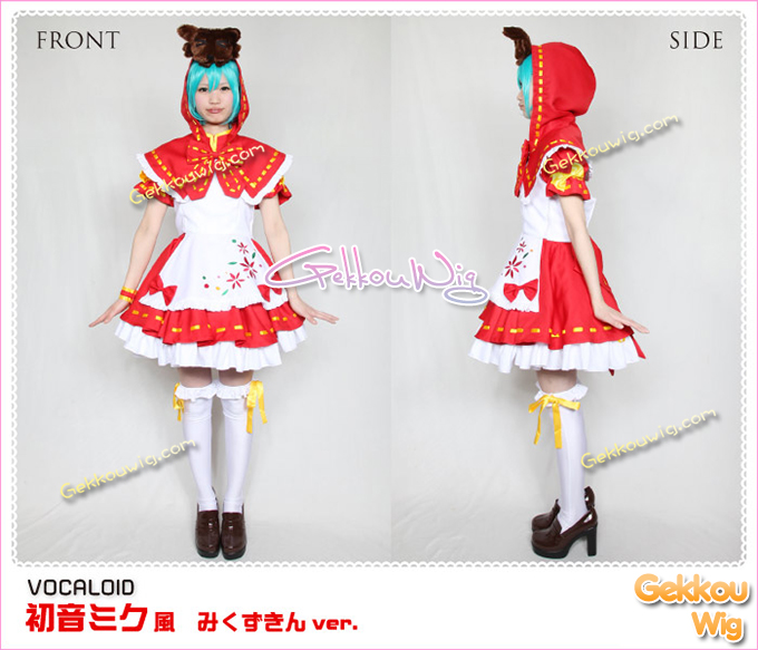 Vocaloid Cosplay Project Diva Red Hat Miku Costume