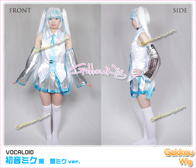 Vocaloid Cosplay Snow Miku Costume