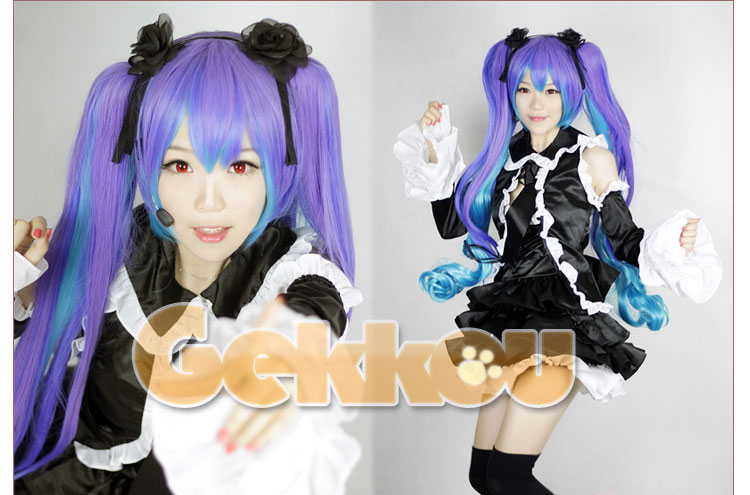 Volcaloid Cosplay Anti the infinite holic Miku Hatsune Costume