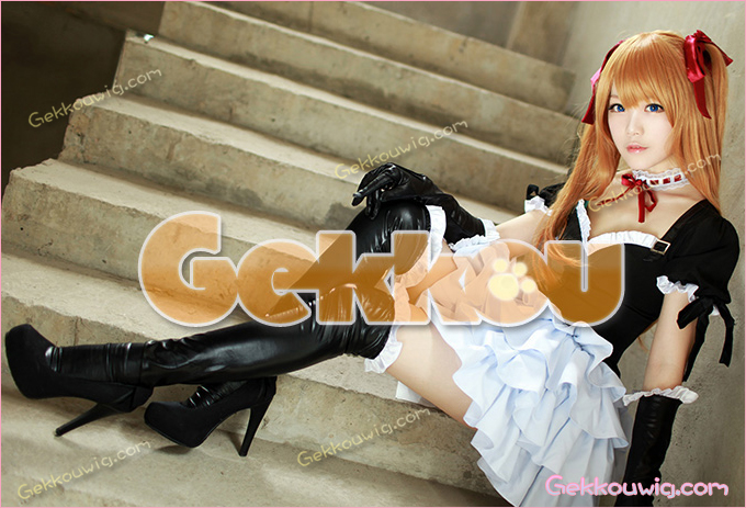 EVA Asuka Langley Soryu Gothic Lolita Cosplay Costume