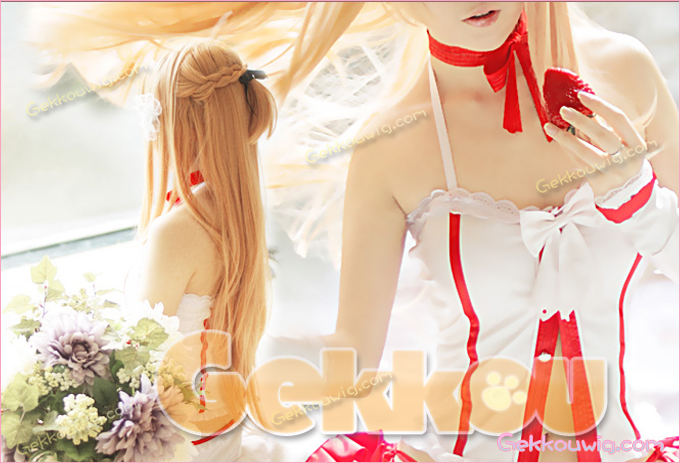 Sword Art Online Asuna Yuuki Cosplay Costume Swimsuit