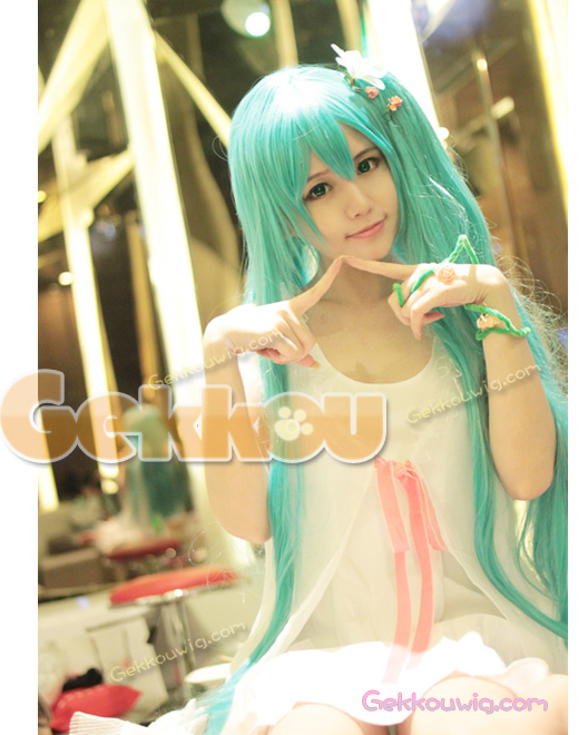 Vocaloid Miku Cosplay Costume The White Dress