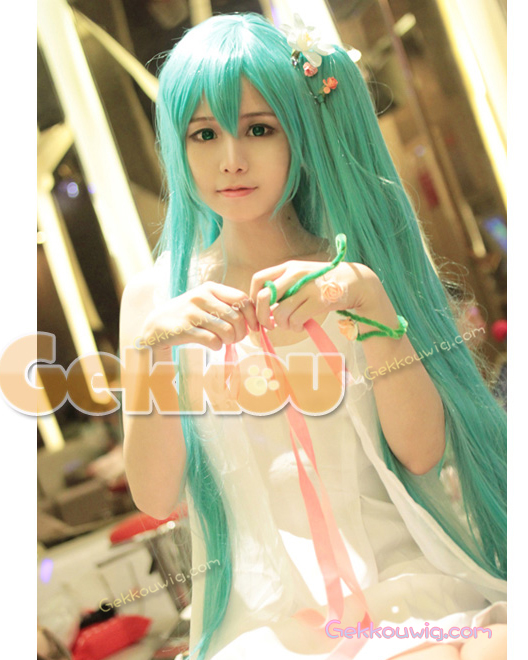 Vocaloid Miku Cosplay Costume The White Dress