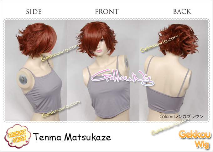 Inazuma Eleven Cosplay Tenma Matsukaze Wig