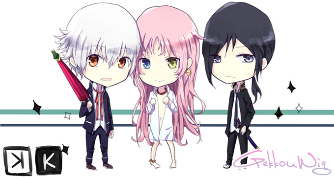 K Anime Isana Yashiro Cosplay Wig