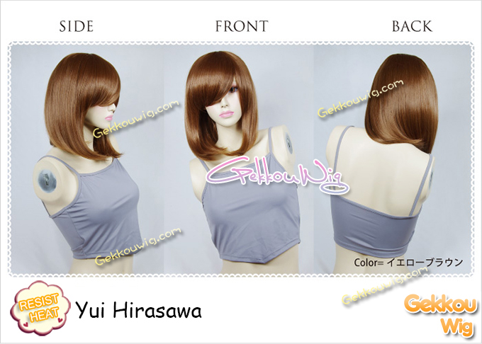 K On Cosplay Yui Hirasawa Wig