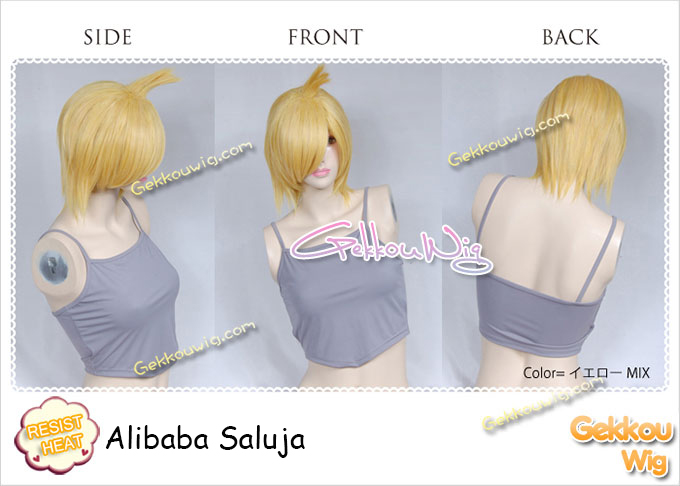 Magi Cosplay Alibaba Saluja Wig