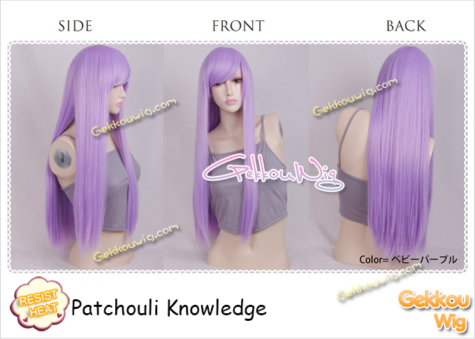 Touhou Project Cosplay Patchouli Knowledge Wig