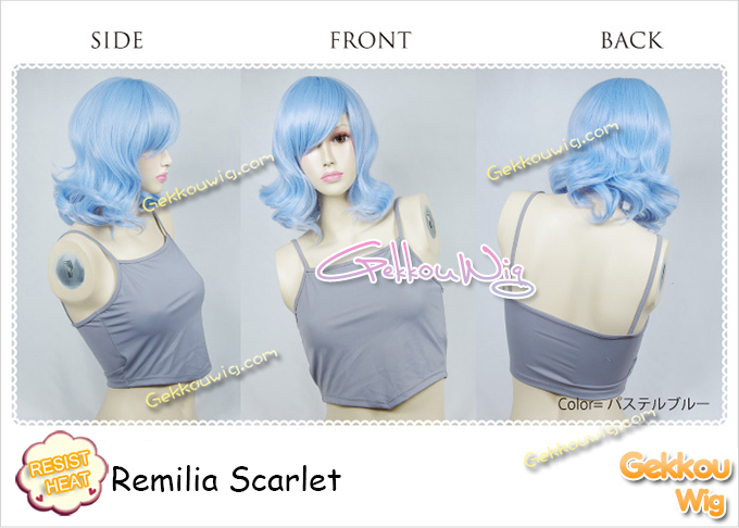 Touhou Project Cosplay Remilia Scarlet Wig