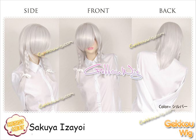 Touhou Project Cosplay Sakuya Izayoi Wig