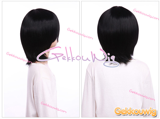 33CM Black Bobo Wigs