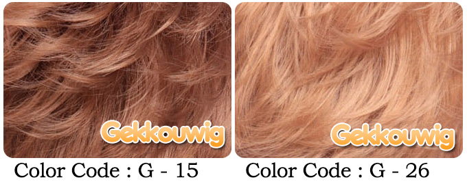 33CM Brown Bobo Wigs Six Color Series