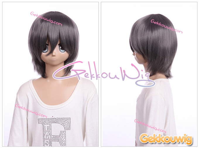 33CM Gray Bobo Wigs Three Color Series