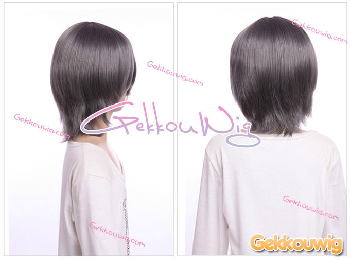 33CM Gray Bobo Wigs Three Color Series