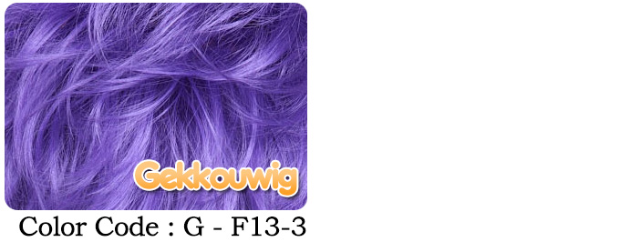 33CM Purple Bobo Wigs Three Color Series