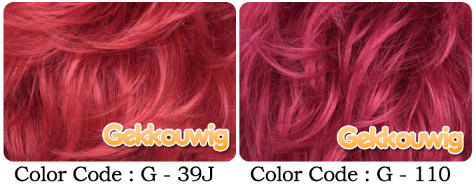33CM Red Bobo Wigs Seven Color Series