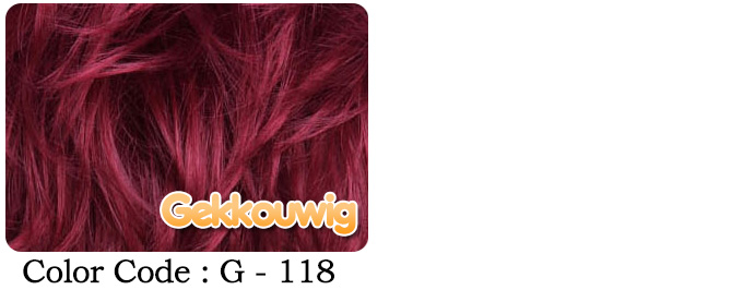 33CM Red Bobo Wigs Seven Color Series