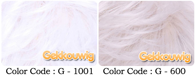 33CM White Bobo Wigs Three Color Series