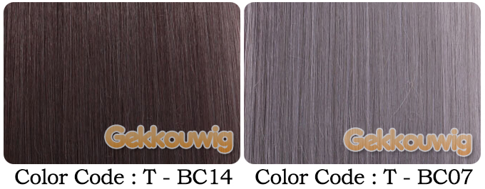 60CM Black Wigs Four Color Series