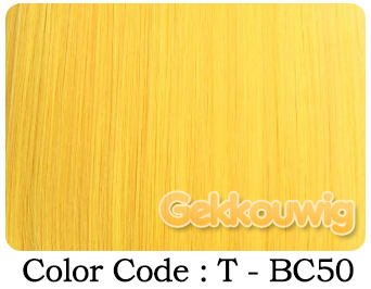 60CM Gold Wigs Seven Color Series