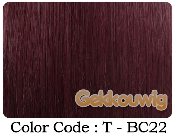 60CM Red and Pink Wigs Nine Color Series