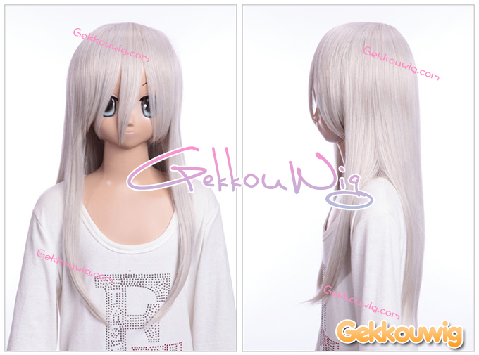 60CM White Wigs Four Color Series