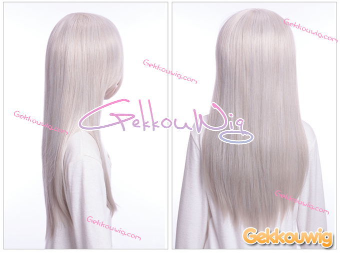60CM White Wigs 4 Color Series
