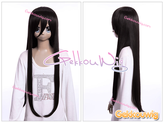80CM Black Wig