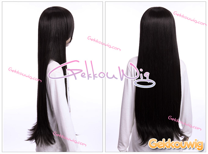 80CM Black Wig