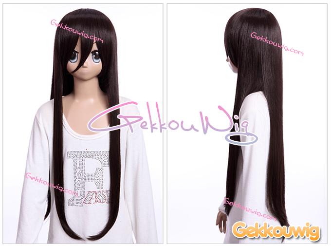 80CM Brown Wigs Five Color Series