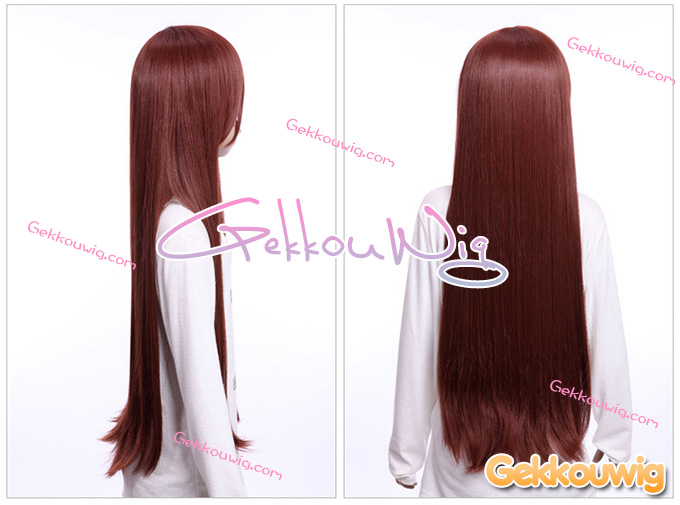 80CM Orange Wigs Four Color Series