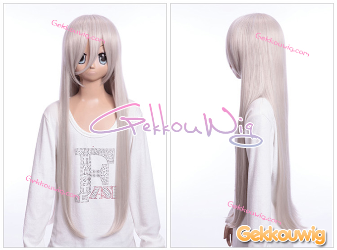80CM White Wigs Four Color Series