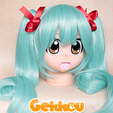 Vocaloid (Karakuri Pierrot) Cosplay Miku Hatsune Green Ponytail Wig