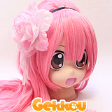 Vocaloid Cosplay Luka Megurine Camellia Pink Curl Wig