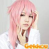 Future Diary Cosplay Gasai Yuno Pink Ponytail Wig