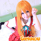 Mayo Chiki! Cosplay Subaru Konoe Orange Straight Wig